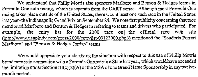 Illustration for article titled Ferrari, Jordan Sponsor Bumped by Penske at USGP, Firm Policies Itself